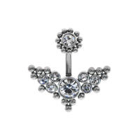 Piercing de cristal de 14g para el ombligo, piercing para el ombligo, barra, colgante, joyería para el cuerpo, unisex, nuevos estilos - details 4