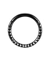 Anillo de titanio para la nariz f136 g23, segmento con bisagras para el pezón, cartílago de la oreja, tragus, hélice, piercing para el labio, joyería corporal, Aro para el tabique, 1 unidad - details 9