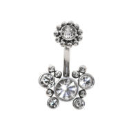 Piercing de cristal de 14g para el ombligo, piercing para el ombligo, barra, colgante, joyería para el cuerpo, unisex, nuevos estilos - details 10