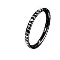 Anillo de titanio para la nariz f136 g23, segmento con bisagras para el pezón, cartílago de la oreja, tragus, hélice, piercing para el labio, joyería corporal, Aro para el tabique, 1 unidad - details 8