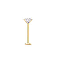 Juego de piercing de acero para labio, Gema de cristal de 20g-16g, 1,5-4mm, piercing para cartílago, para tragus, helix, conch, 2 uds. - details 5
