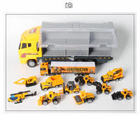 Big Construction Trucks Set 1:64 Scale Toys Mini Diecast Alloy Car Model Engineering Toys Vehicles Carrier Truck Gifts Boys Toys - details 22