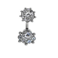Piercing de cristal de 14g para el ombligo, piercing para el ombligo, barra, colgante, joyería para el cuerpo, unisex, nuevos estilos - details 8