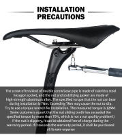 TOSEEK Carbon Seatpost 27.2/30.8/31.6mm Matte Black MTB/Road Bike Seat Post Length 400mm Seat Tube Bicycle Parts - details 13