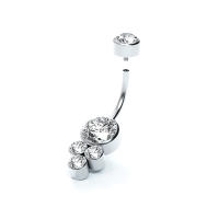Piercing de cristal de 14g para el ombligo, piercing para el ombligo, barra, colgante, joyería para el cuerpo, unisex, nuevos estilos - details 11