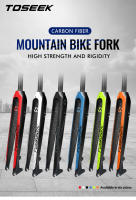 TOSEEK Carbon Fork 29 Straight Tube Bike Fork 560g Hard Carbon Mtb Fork 29 Front Fork For Bicycle - details 0
