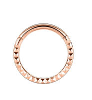 Anillo de titanio para la nariz f136 g23, segmento con bisagras para el pezón, cartílago de la oreja, tragus, hélice, piercing para el labio, joyería corporal, Aro para el tabique, 1 unidad - details 7