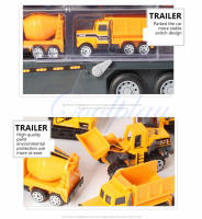 Big Construction Trucks Set 1:64 Scale Toys Mini Diecast Alloy Car Model Engineering Toys Vehicles Carrier Truck Gifts Boys Toys - details 17