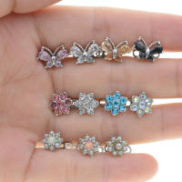 1Pc 100% Acero quirúrgico 14g micro diver cutánea piercing de cristal superior con anclaje dérmico piercing piercings tops ocultar en el cuerpo - details 4