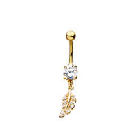 1Pc doble de ombligo piercing joya nombril vientre piercing pendiente de ombligo de perforación del vientre de sexo cuerpo piercings de joyería - details 15