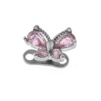 1Pc 100% Acero quirúrgico 14g micro diver cutánea piercing de cristal superior con anclaje dérmico piercing piercings tops ocultar en el cuerpo - details 15