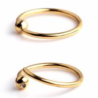 Lote de 2 anillos de aro con cuentas de acero inoxidable bcr de alta calidad, joyería para piercing corporal, para cejas, tragus, nariz, pezón, barra, labios, 16g - details 4