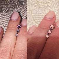 Piercing para el cartílago, piercing para la parte superior de la oreja, joyería para el cuerpo, Gema Cz de 1,2x6mm - details 4