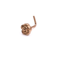 Piercing para el cuerpo de 0,8x6mm, Aro para la nariz, joyería para el cuerpo, diamantes de imitación, corazón pequeño, oferta, 2 uds. - details 7