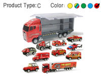 Big Construction Trucks Set 1:64 Scale Toys Mini Diecast Alloy Car Model Engineering Toys Vehicles Carrier Truck Gifts Boys Toys - details 6