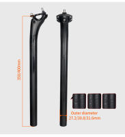 TOSEEK Carbon Seatpost 27.2/30.8/31.6mm Matte Black MTB/Road Bike Seat Post Length 400mm Seat Tube Bicycle Parts - details 4
