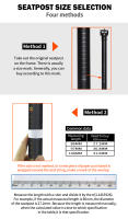 TOSEEK Carbon Seatpost 27.2/30.8/31.6mm Matte Black MTB/Road Bike Seat Post Length 400mm Seat Tube Bicycle Parts - details 5