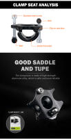 TOSEEK Carbon Seatpost 27.2/30.8/31.6mm Matte Black MTB/Road Bike Seat Post Length 400mm Seat Tube Bicycle Parts - details 9