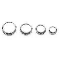 Piercing g23 de 3 filas para el cartílago de la oreja, joyería para piercing, anillos para la nariz, segmento con bisagras, 8-12mm, 1 unidad - details 5