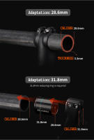 TOSEEK Carbon Fork 29 Straight Tube Bike Fork 560g Hard Carbon Mtb Fork 29 Front Fork For Bicycle - details 6
