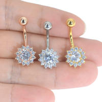 Pendiente de acero quirúrgico para el ombligo, piercing para el ombligo, piercing para el ombligo, joyería para el cuerpo - details 4