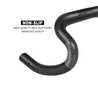 TOSEEK Full Carbon Fiber Handlebar Bent Bar Black Matte Finish Road Bike Carbon Handlebar 40/42/44 cm External Routing - details 7