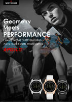NORTH EDGE Reloj Deportivo de Exterior para Hombre con Caja de Aleación de Lujo, Resistente al Agua 50 m, Doble Hora, Alarma, Podómetro, Cálculo de Calorías y Temporizador de Cuenta Regresiva, APOLLO - details 0
