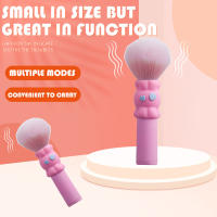 Vibrador eléctrico del cepillo del maquillaje recargable del silicón de la vibración de la frecuencia del resplandor 10 con privacidad fuerte - details 1