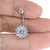 Pendiente de acero quirúrgico para el ombligo, piercing para el ombligo, piercing para el ombligo, joyería para el cuerpo - details 3