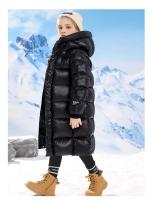 Girls Boys Down Jacket Long Ultra Thick Parkas Black Child Hooded Warm Coats Winter Clothes For Baby Padded Snowsuit XMP548 - details 4