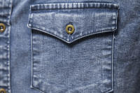 Camisas de Mezclilla AIOPESON para Hombres con Doble Bolsillo en Color Sólido Estilo Casual Cowboy de Calidad Delgada para Otoño Primavera - details 9