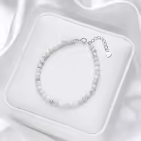 Pulsera de Tourmalina Hecha a Mano en de 4mm con Piedra Natural de 4mm para Mujeres Joyería de Fiesta Regalo de Bangles de Amatista - details 9