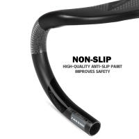 Manillar de Bicicleta de Carretera TOSEEK TR5500 con Cableado Interno Completo Soporte para Computer de Bicicleta Integrado T800 en Fibra de Carbono Ergonomía Adecuado para Deportes al Aire Libre - details 11