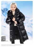 Girls Boys Down Jacket Long Ultra Thick Parkas Black Child Hooded Warm Coats Winter Clothes For Baby Padded Snowsuit XMP548 - details 10