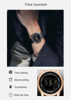 NORTH EDGE Reloj Deportivo de Exterior para Hombre con Caja de Aleación de Lujo, Resistente al Agua 50 m, Doble Hora, Alarma, Podómetro, Cálculo de Calorías y Temporizador de Cuenta Regresiva, APOLLO - details 8