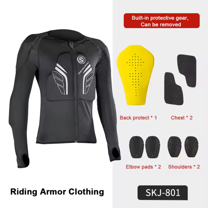 Chaqueta de Moto de carreras, armadura de protección para ATV, MTB, Motocross, equipo de protección - 1