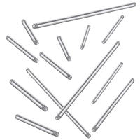 Piercing de acero quirúrgico para el cuerpo, pendiente de hélice para cartílago, piercing para el cuerpo, 16g, 14g, 6-20mm, 100 piezas - details 6