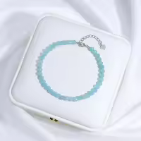 Pulsera de Tourmalina Hecha a Mano en de 4mm con Piedra Natural de 4mm para Mujeres Joyería de Fiesta Regalo de Bangles de Amatista - details 16