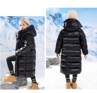 Girls Boys Down Jacket Long Ultra Thick Parkas Black Child Hooded Warm Coats Winter Clothes For Baby Padded Snowsuit XMP548 - details 11
