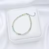 Pulsera de Tourmalina Hecha a Mano en de 4mm con Piedra Natural de 4mm para Mujeres Joyería de Fiesta Regalo de Bangles de Amatista - details 14