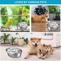 Fuente de agua de acero inoxidable para gatos, dispensador de agua para mascotas, Apto para lavavajillas, súper silencioso - details 10