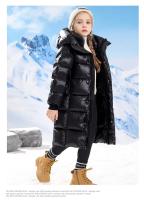 Girls Boys Down Jacket Long Ultra Thick Parkas Black Child Hooded Warm Coats Winter Clothes For Baby Padded Snowsuit XMP548 - details 7