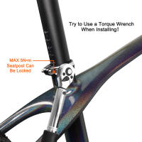 TOSEEK Carbon Seatpost 27.2/30.8/31.6mm Matte Black MTB/Road Bike Seat Post Length 400mm Seat Tube Bicycle Parts - details 12
