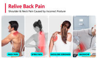Posture Corrector Back Posture Brace Clavicle Support Stop Slouching and Hunching Adjustable Back Trainer Unisex Correction Belt - details 2