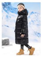 Girls Boys Down Jacket Long Ultra Thick Parkas Black Child Hooded Warm Coats Winter Clothes For Baby Padded Snowsuit XMP548 - details 15