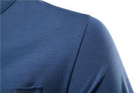 Camisetas de Algodón de Alta Calidad AIOPESON para Hombres Diseño Sólido Cuello en V Estilo Casual Clásico Ropa de Hombre Tops Tee Shirts Hecho en China Para Primavera/Verano - details 12