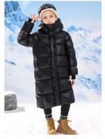 Girls Boys Down Jacket Long Ultra Thick Parkas Black Child Hooded Warm Coats Winter Clothes For Baby Padded Snowsuit XMP548 - details 13