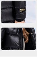 Girls Boys Down Jacket Long Ultra Thick Parkas Black Child Hooded Warm Coats Winter Clothes For Baby Padded Snowsuit XMP548 - details 3