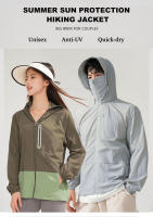Chaqueta de Trekking y Senderismo LNGXO Impermeable, Protector Solar, Viste para el Viento - details 1