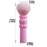 Vibrador eléctrico del cepillo del maquillaje recargable del silicón de la vibración de la frecuencia del resplandor 10 con privacidad fuerte - details 7